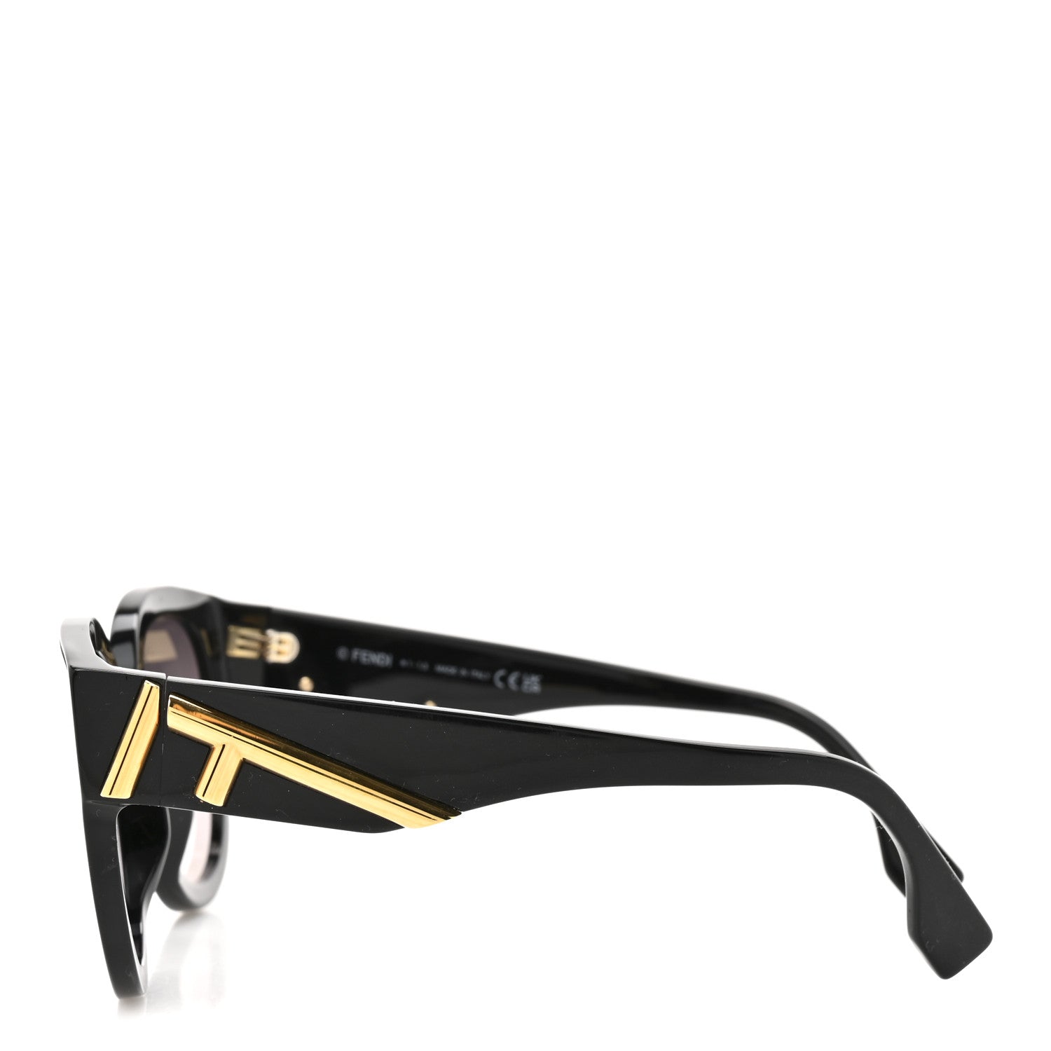Fendi Cat-Eye Sunglasses — Black