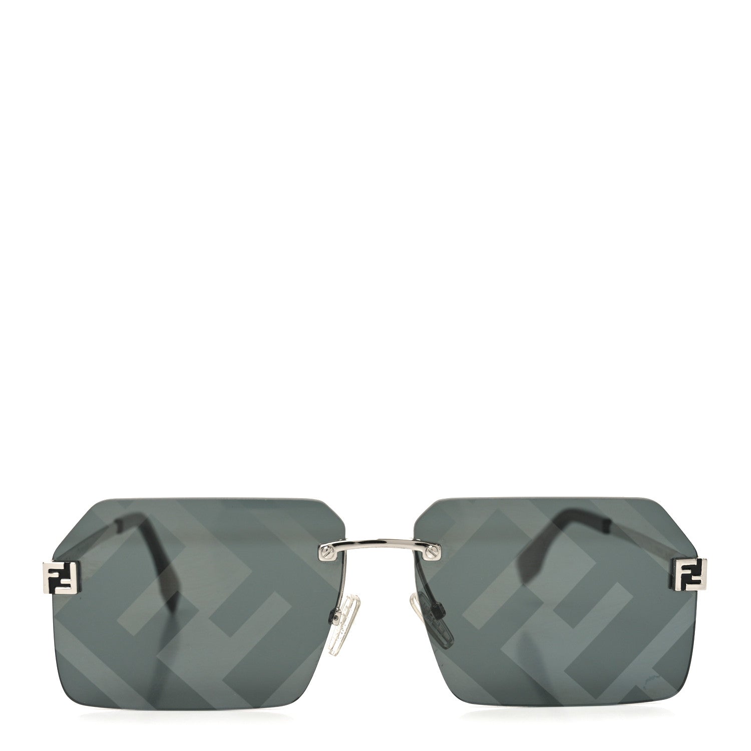 Fendi Square Sunglasses — Black