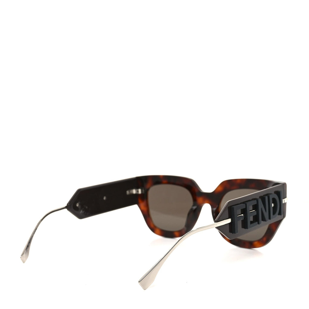 Fendi Cat-Eye Sunglasses — Tortoise
