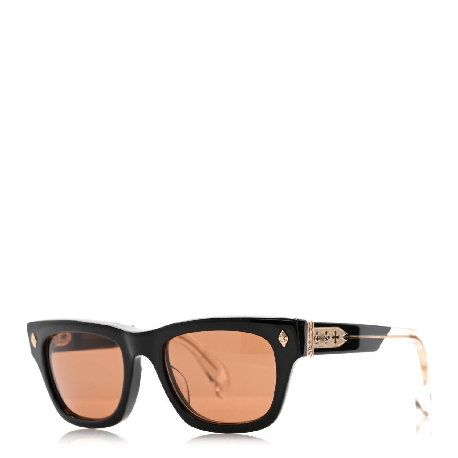 Chrome Hearts Square Sunglasses — Black