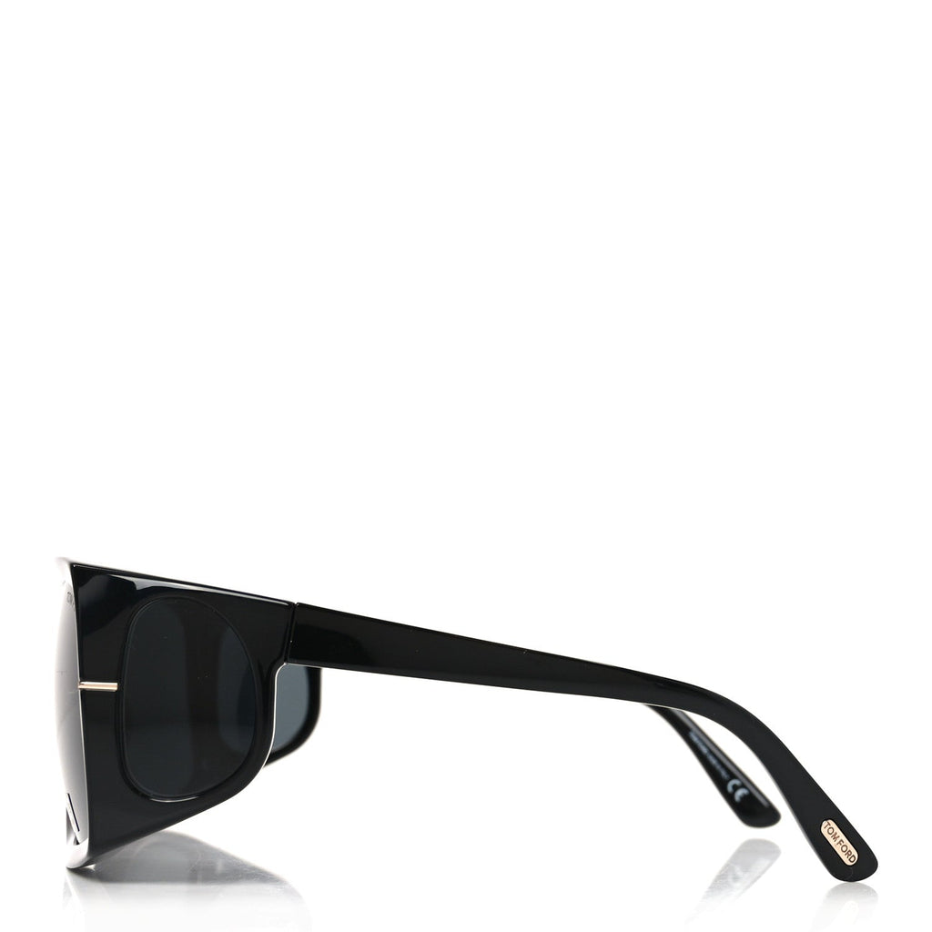 Tom Ford Square Sunglasses — Black TF730