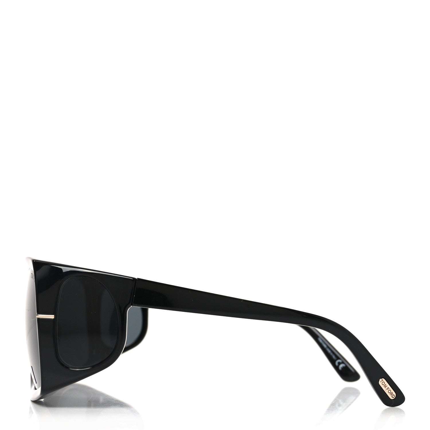 Tom Ford Square Sunglasses — Black TF730