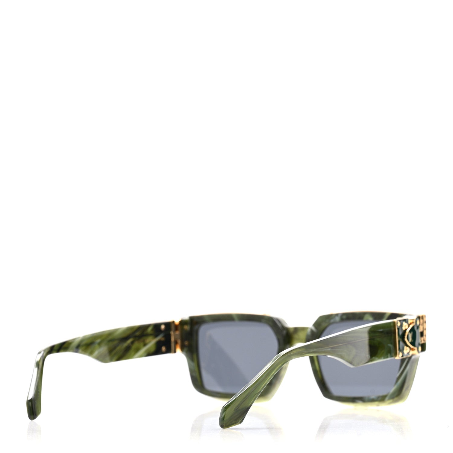 Louis Vuitton Square Sunglasses — Green Z1167E