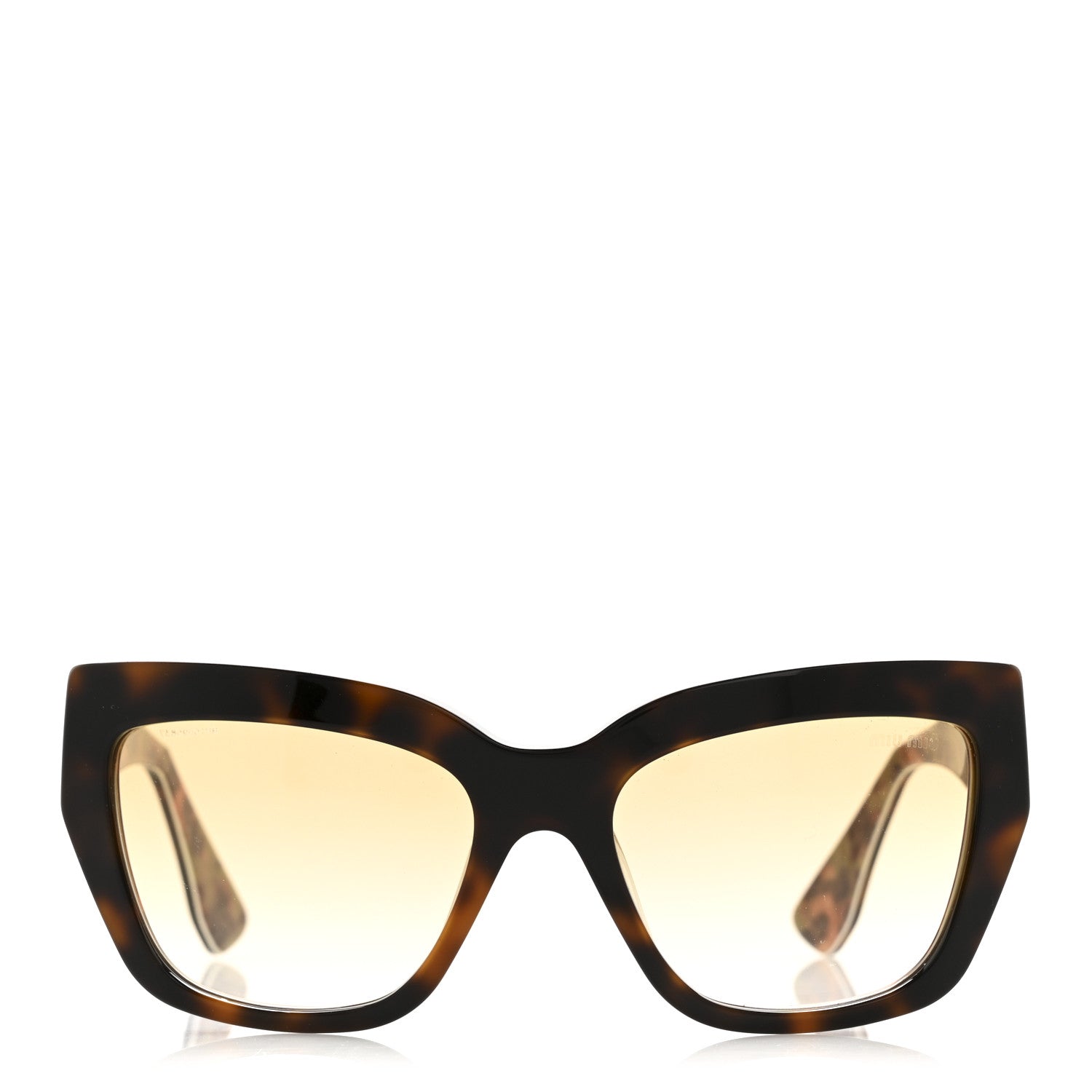 Miu Miu Square Sunglasses — Tortoise SMU01P
