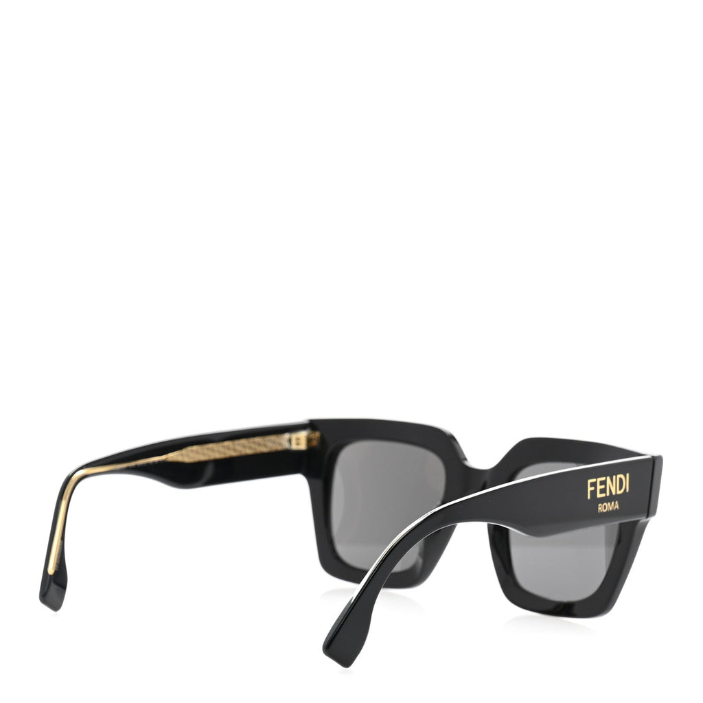 Fendi Square Sunglasses — Black