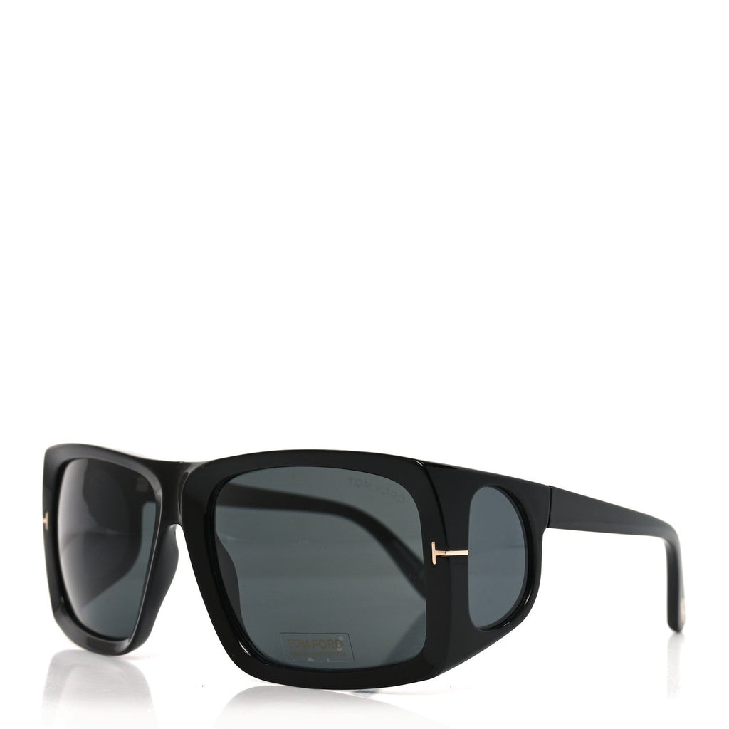 Tom Ford Square Sunglasses — Black TF730