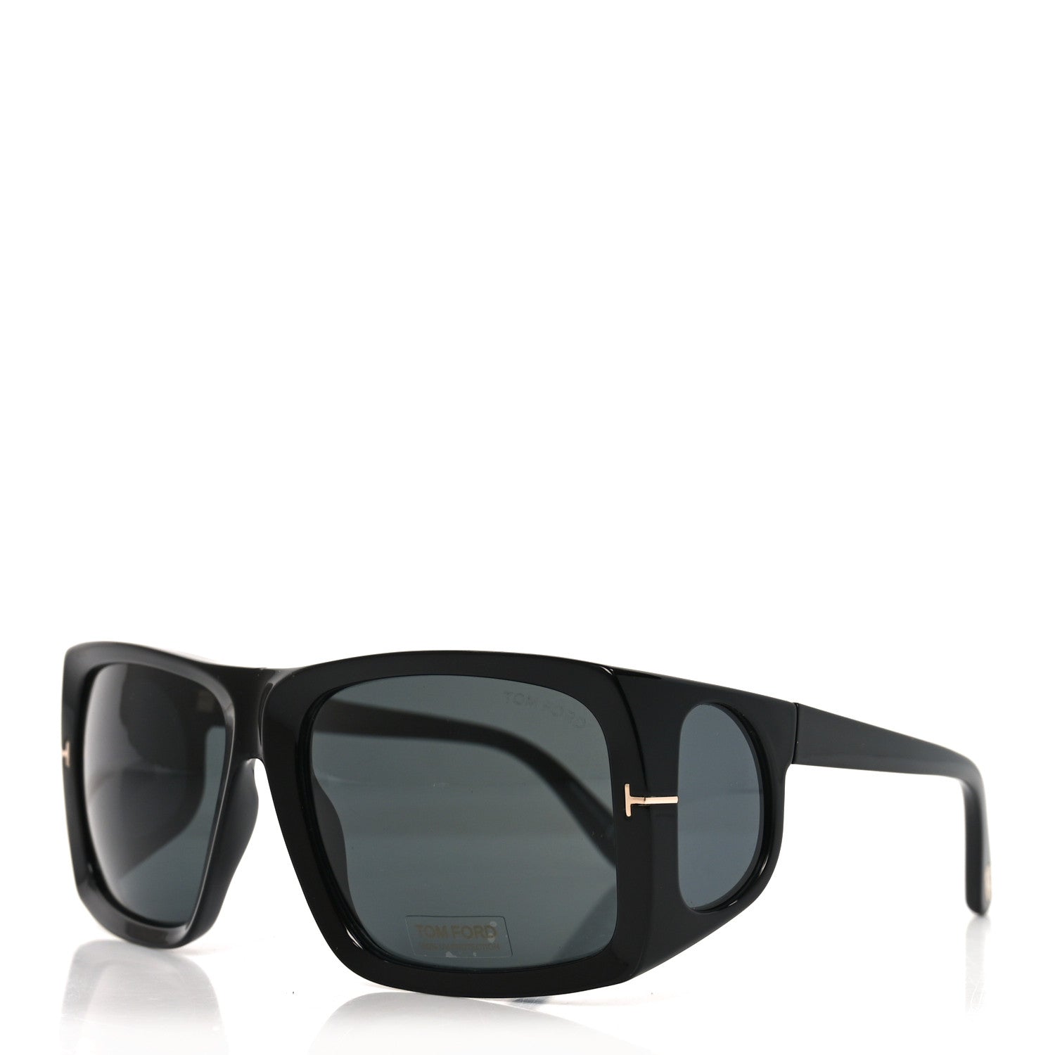 Tom Ford Square Sunglasses — Black TF730