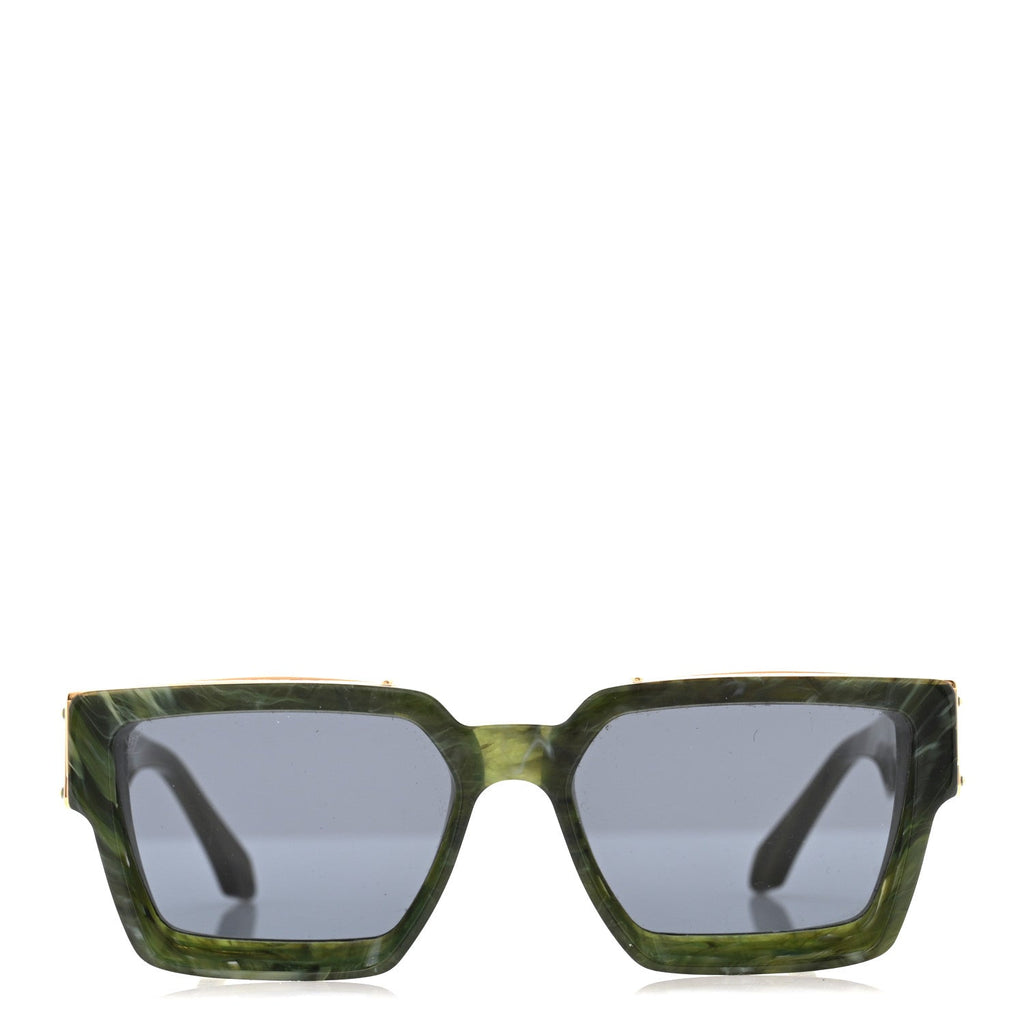 Louis Vuitton Square Sunglasses — Green Z1167E