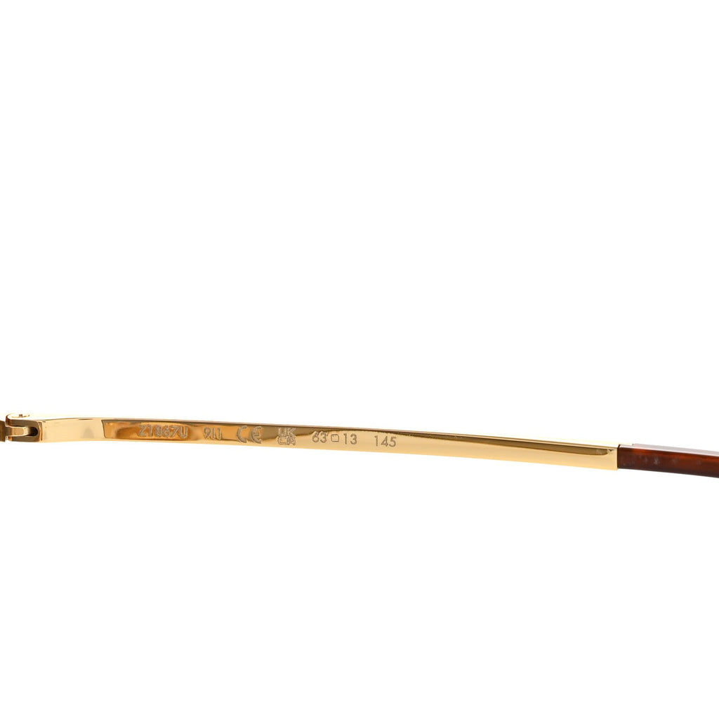 Louis Vuitton Cat-Eye Sunglasses — Gold Z1867U