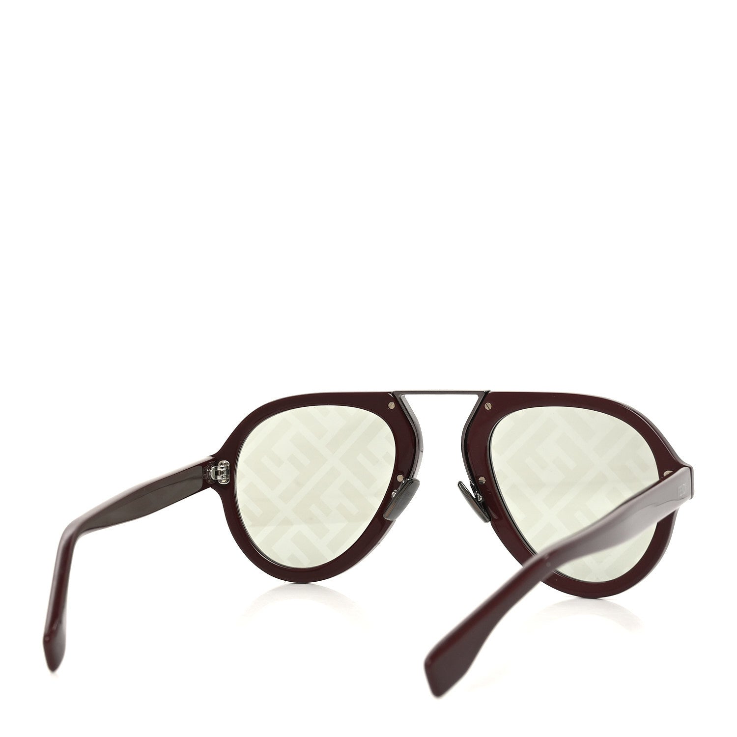 Fendi Aviator Sunglasses — Brown