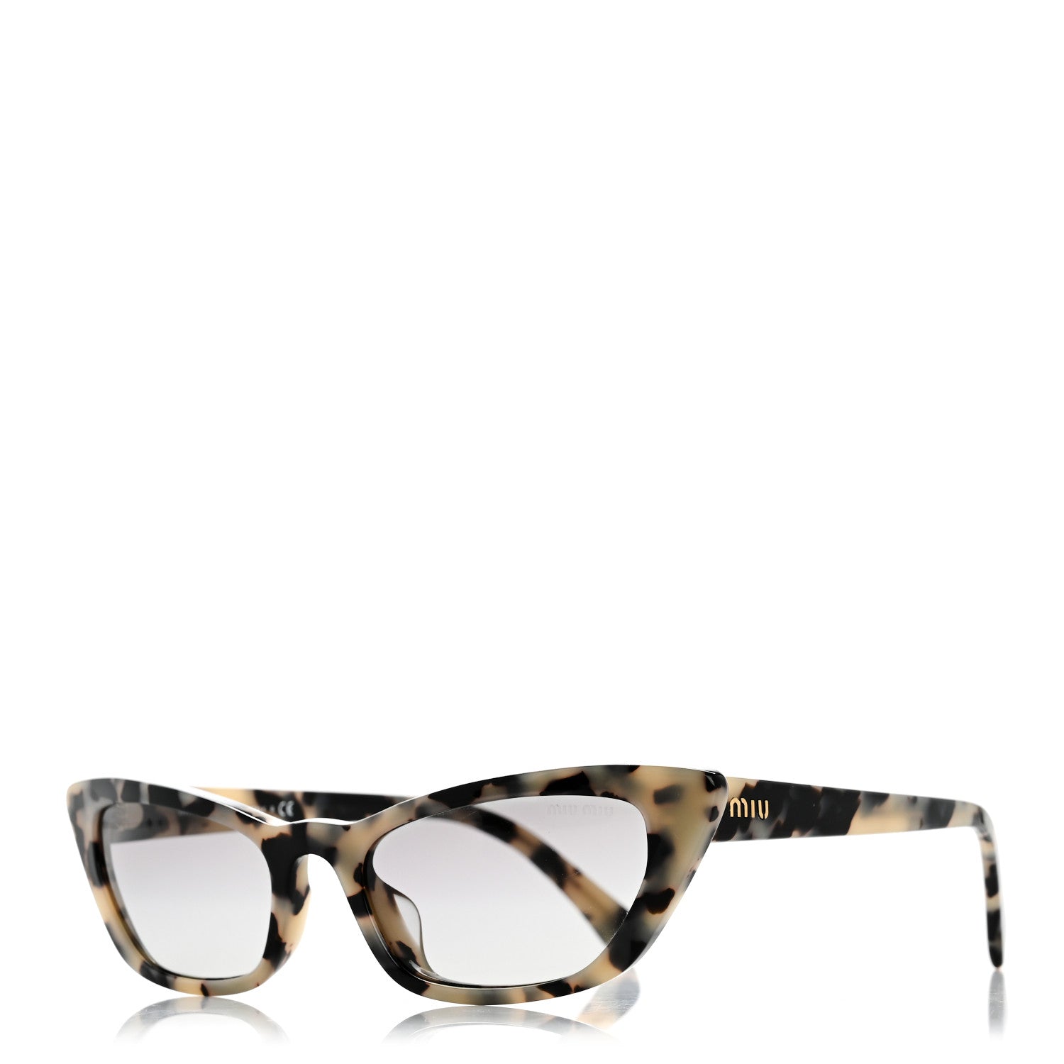 Miu Miu Cat-Eye Sunglasses — Tortoise SMU 10U