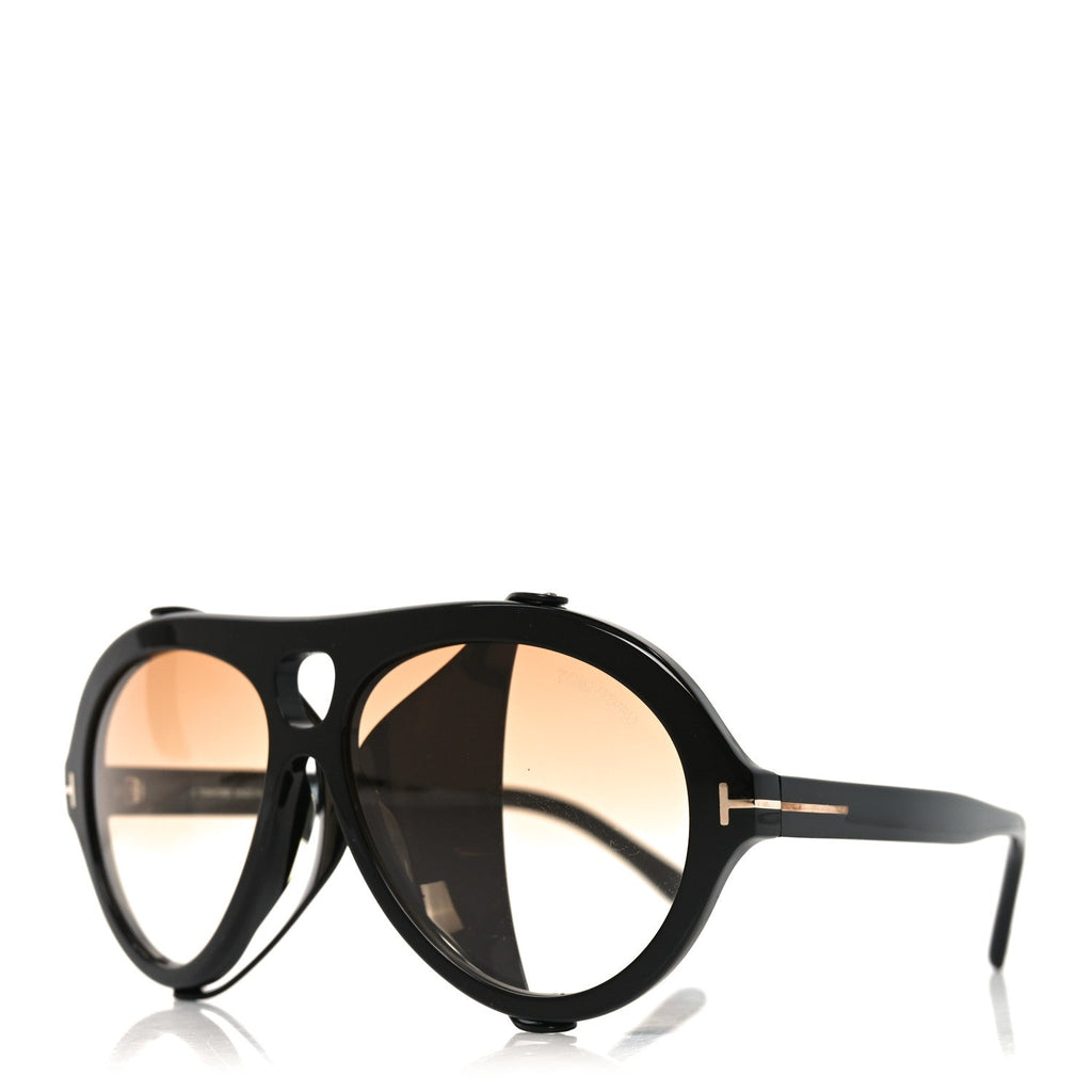 Tom Ford Square Sunglasses — Black TF882