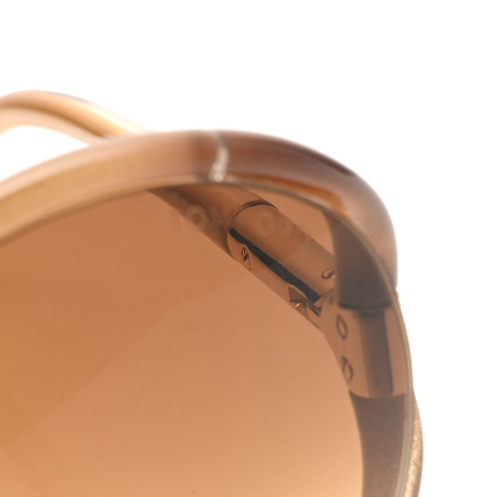 Tom Ford Round Sunglasses — Brown TF124