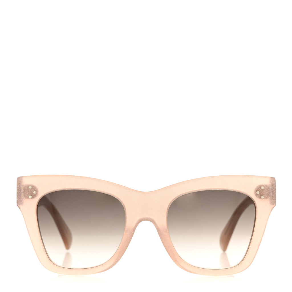 Celine Cat-Eye Sunglasses — Transparent