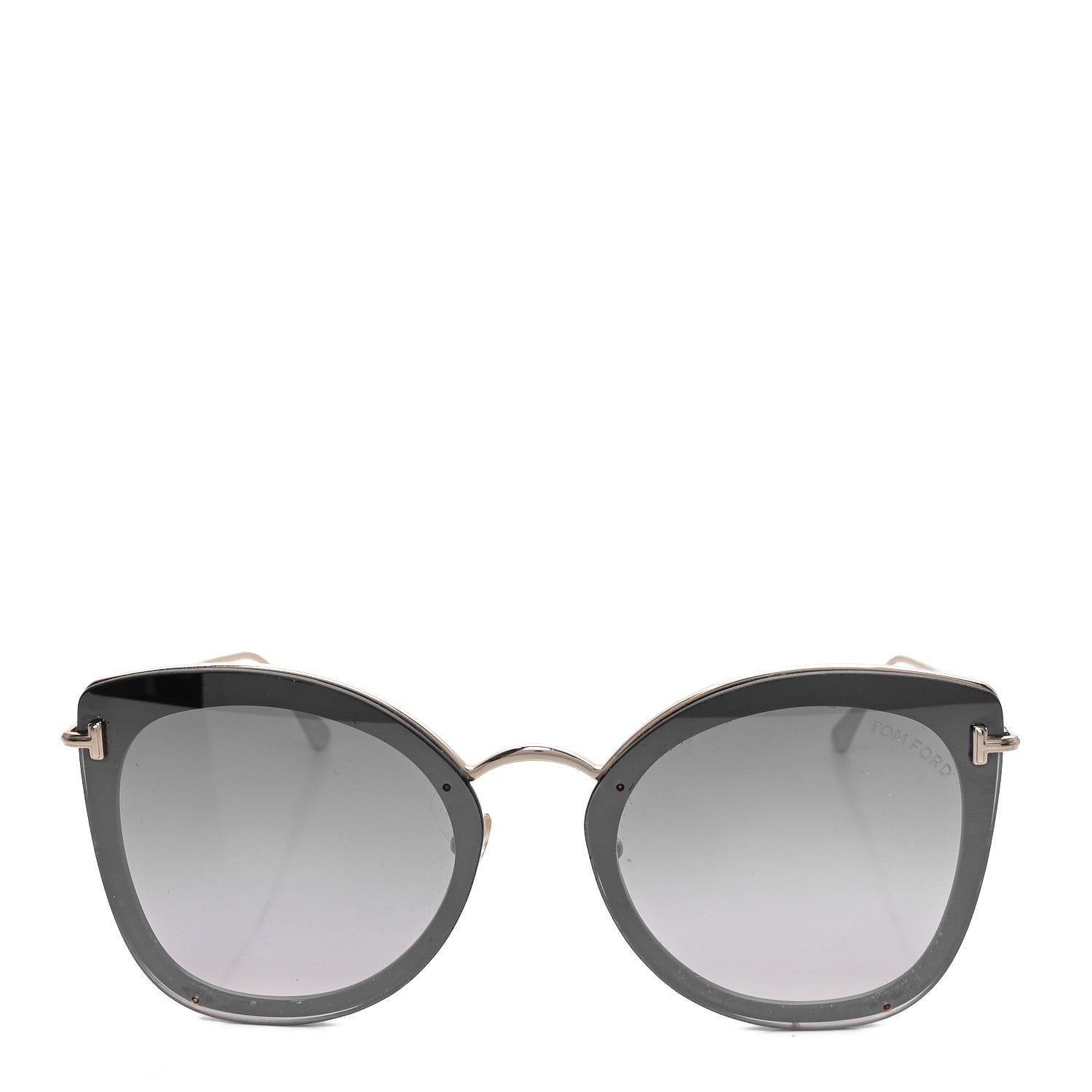 Tom Ford Cat-Eye Sunglasses — Black TF657