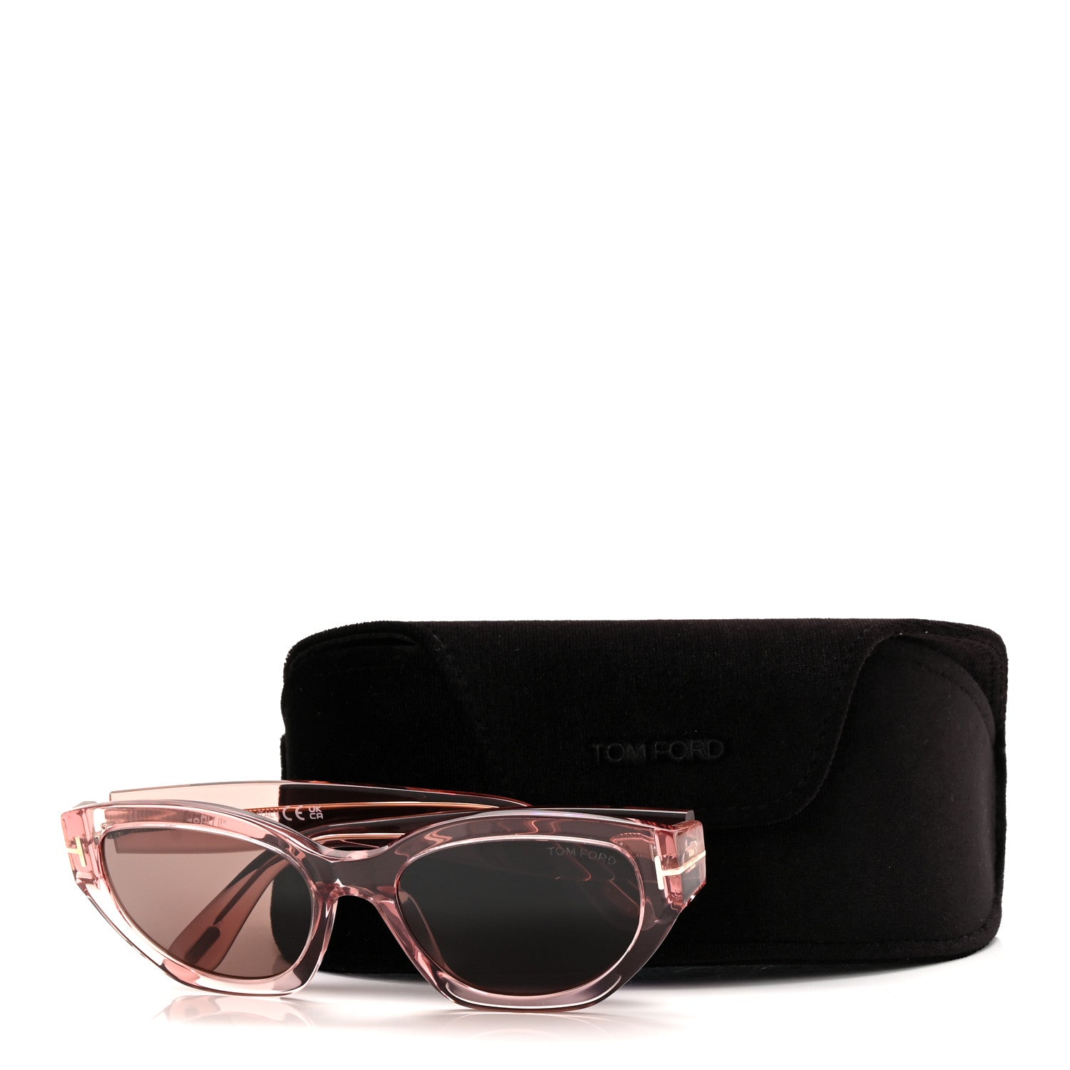 Tom Ford Butterfly Sunglasses — Transparent TF1086