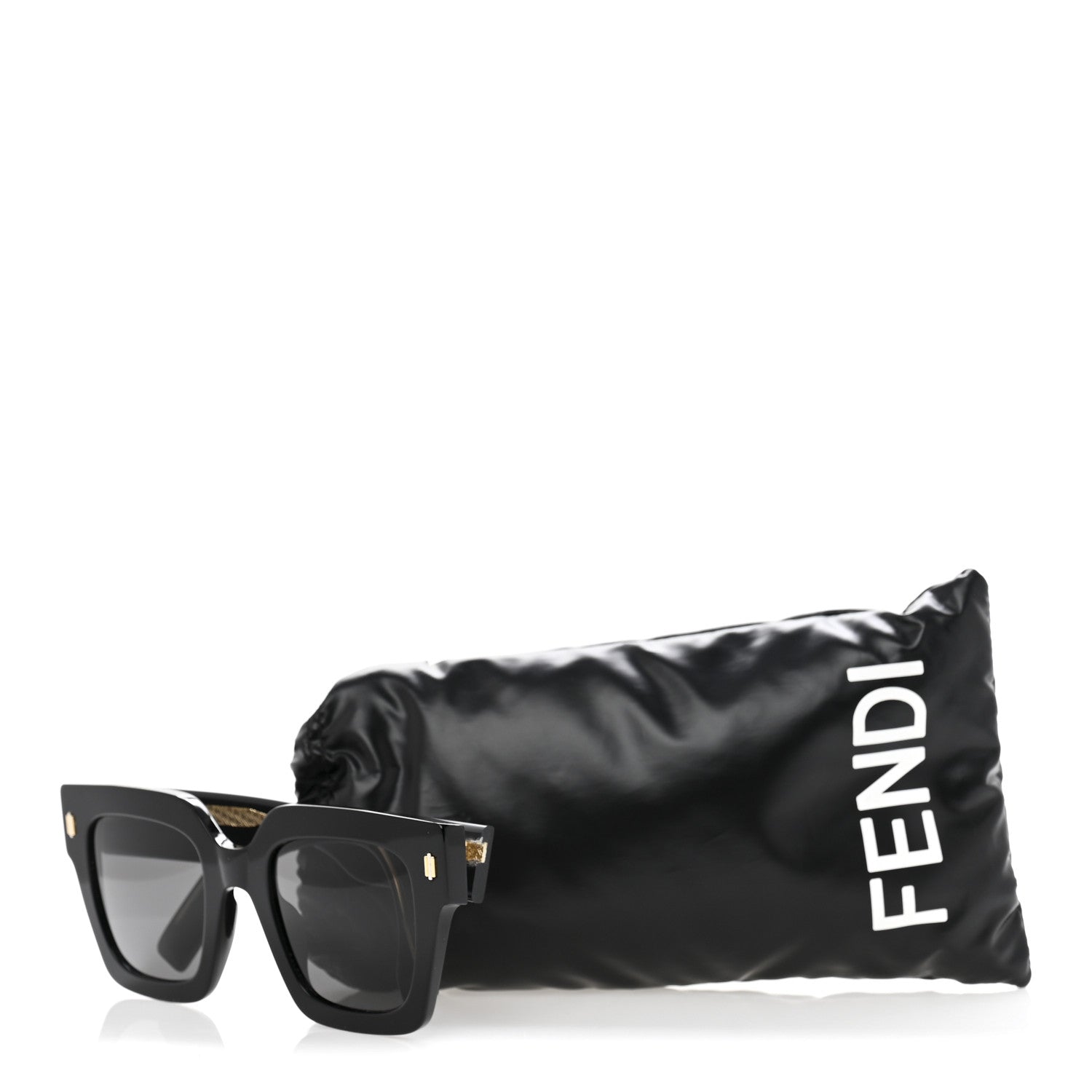 Fendi Square Sunglasses — Black