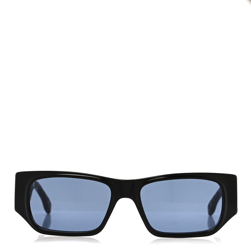 Fendi Oval Sunglasses — Black
