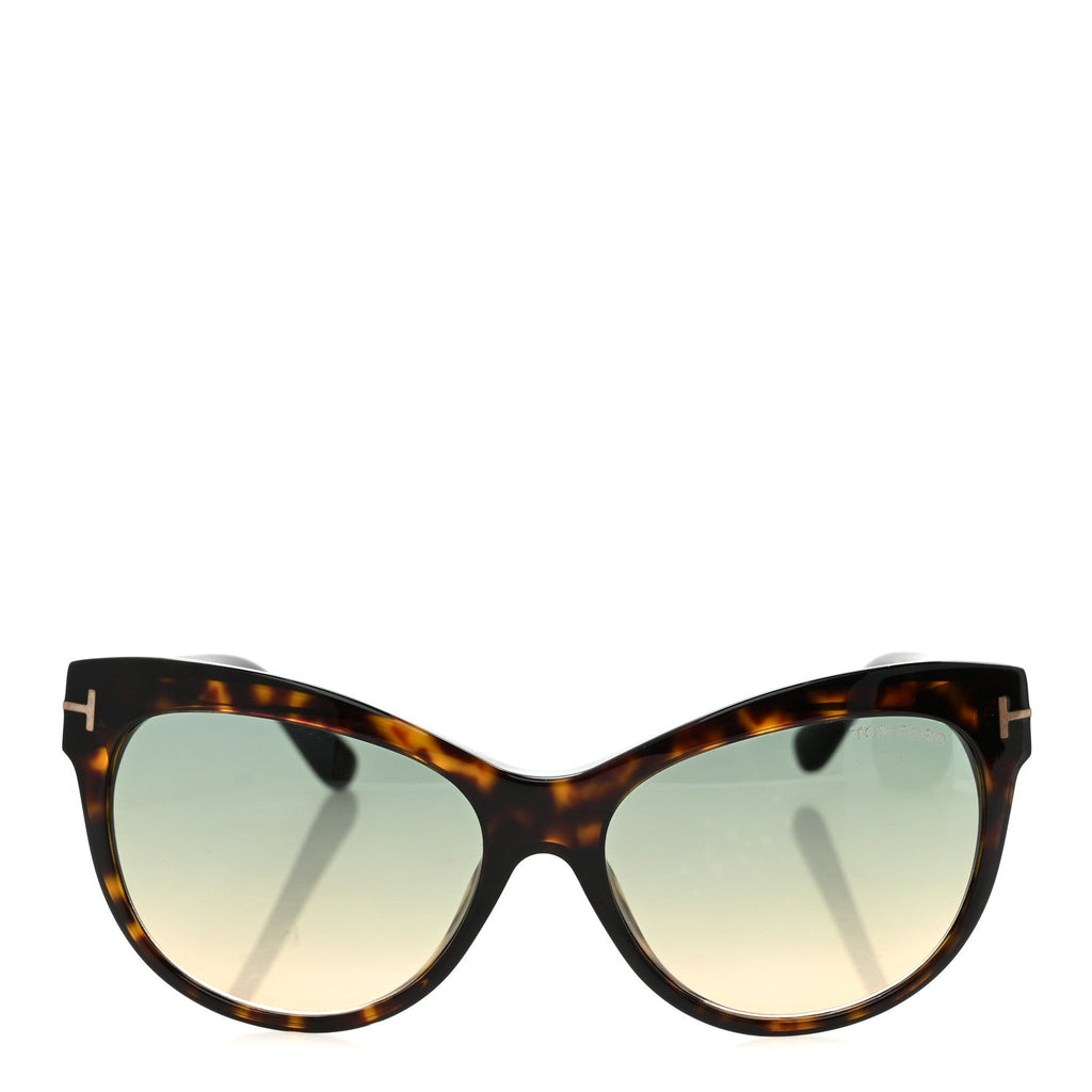 Tom Ford Cat-Eye Sunglasses — Tortoise TF430