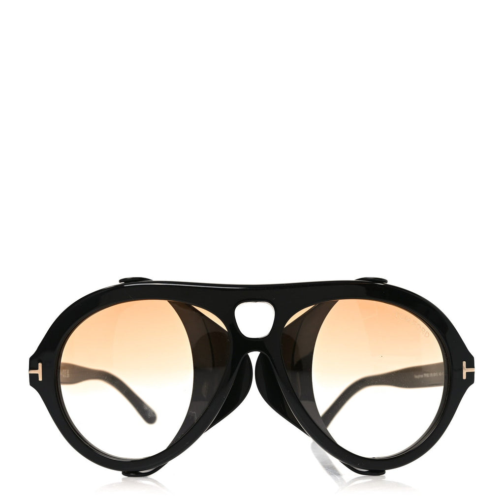 Tom Ford Square Sunglasses — Black TF882