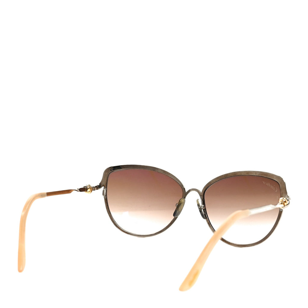 Cartier Square Sunglasses — Brown