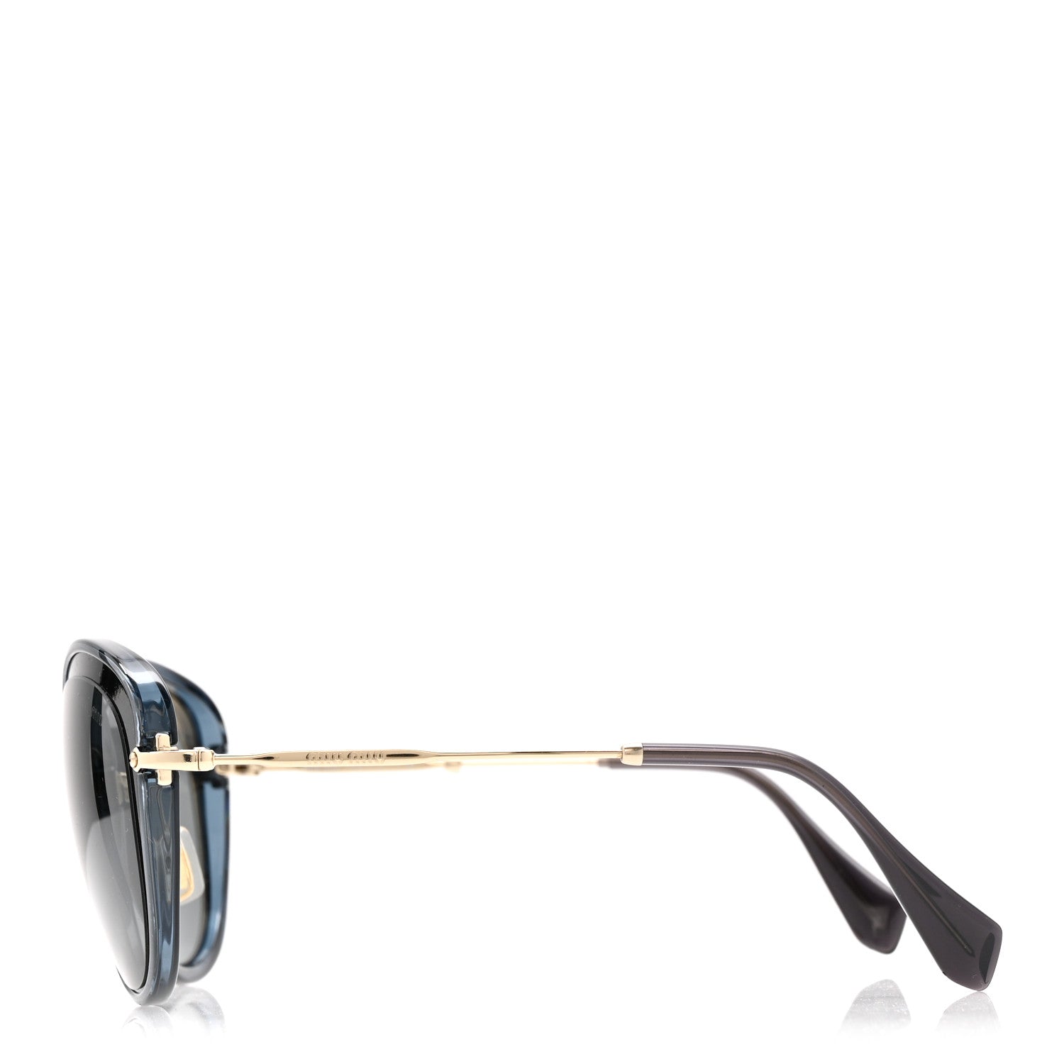 Miu Miu Round Sunglasses — Gold SMU 50R