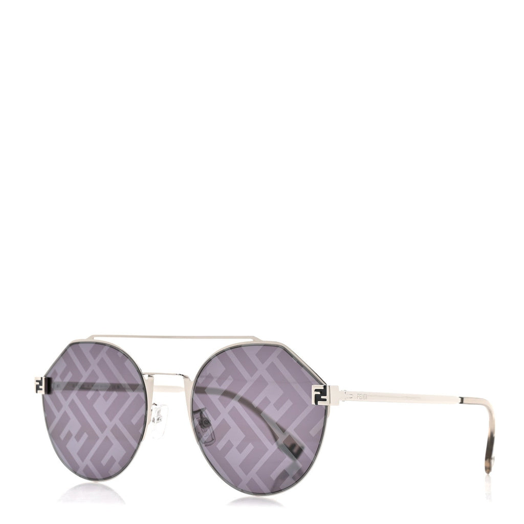 Fendi Aviator Sunglasses — Grey