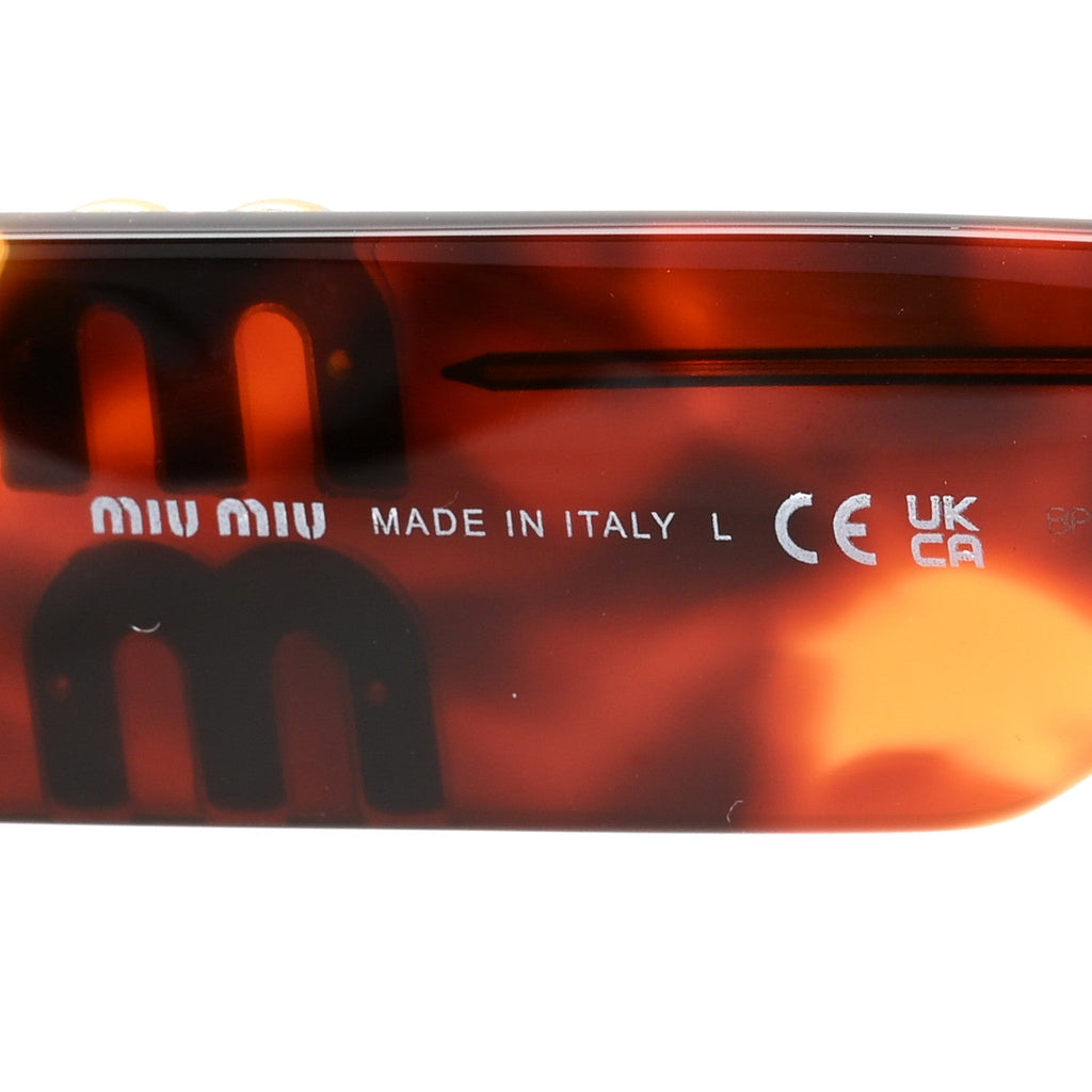 Miu Miu Oval Sunglasses — Havana SMU11W