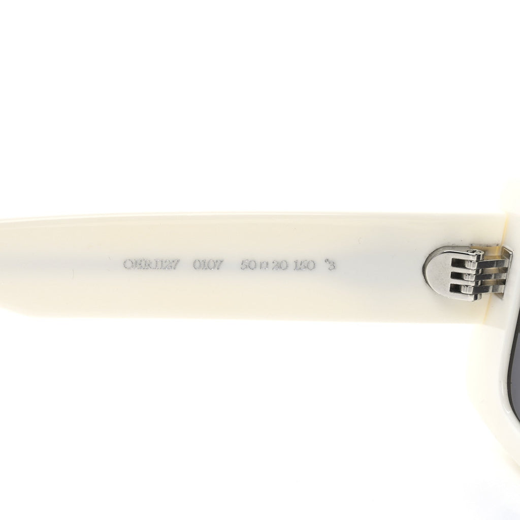 Off-White Square Sunglasses — White