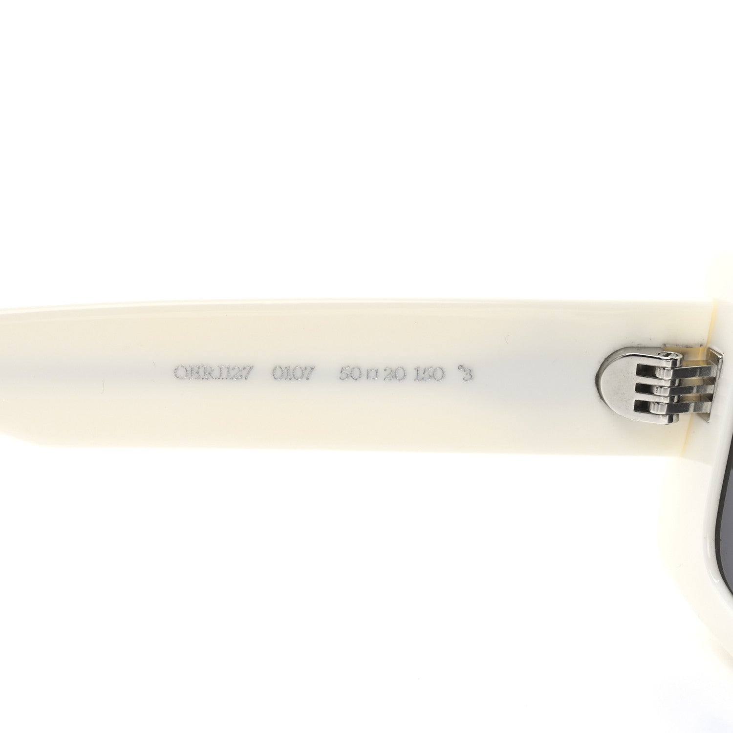 Off-White Square Sunglasses — White