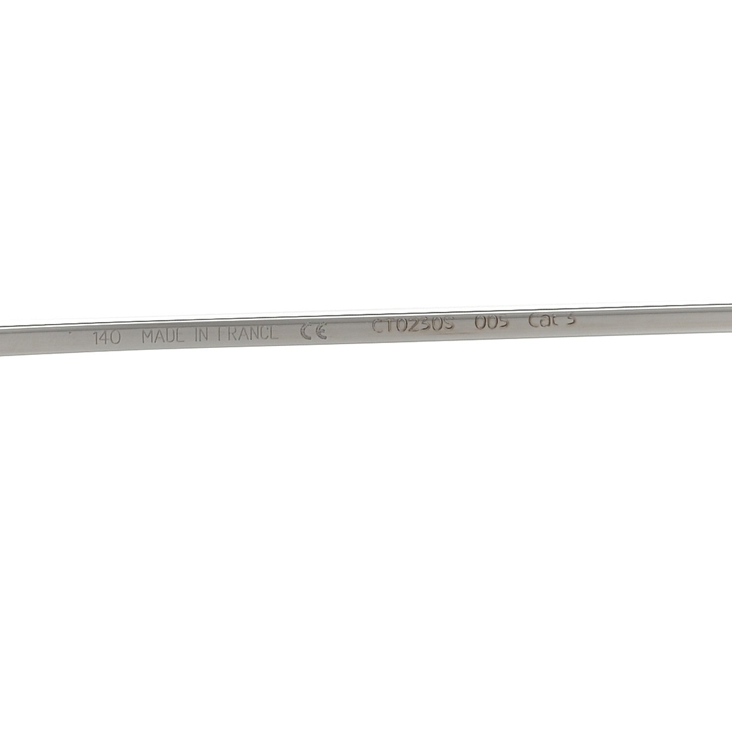 Cartier Aviator Sunglasses — Silver