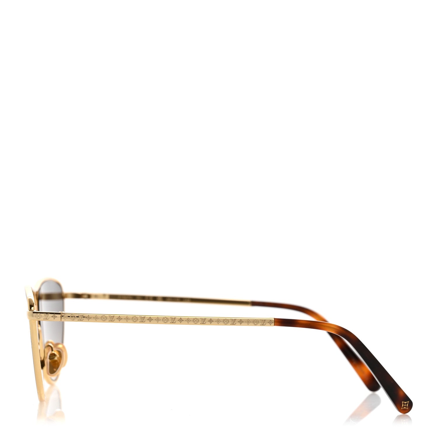 Louis Vuitton Cat-Eye Sunglasses — Gold Z1867U