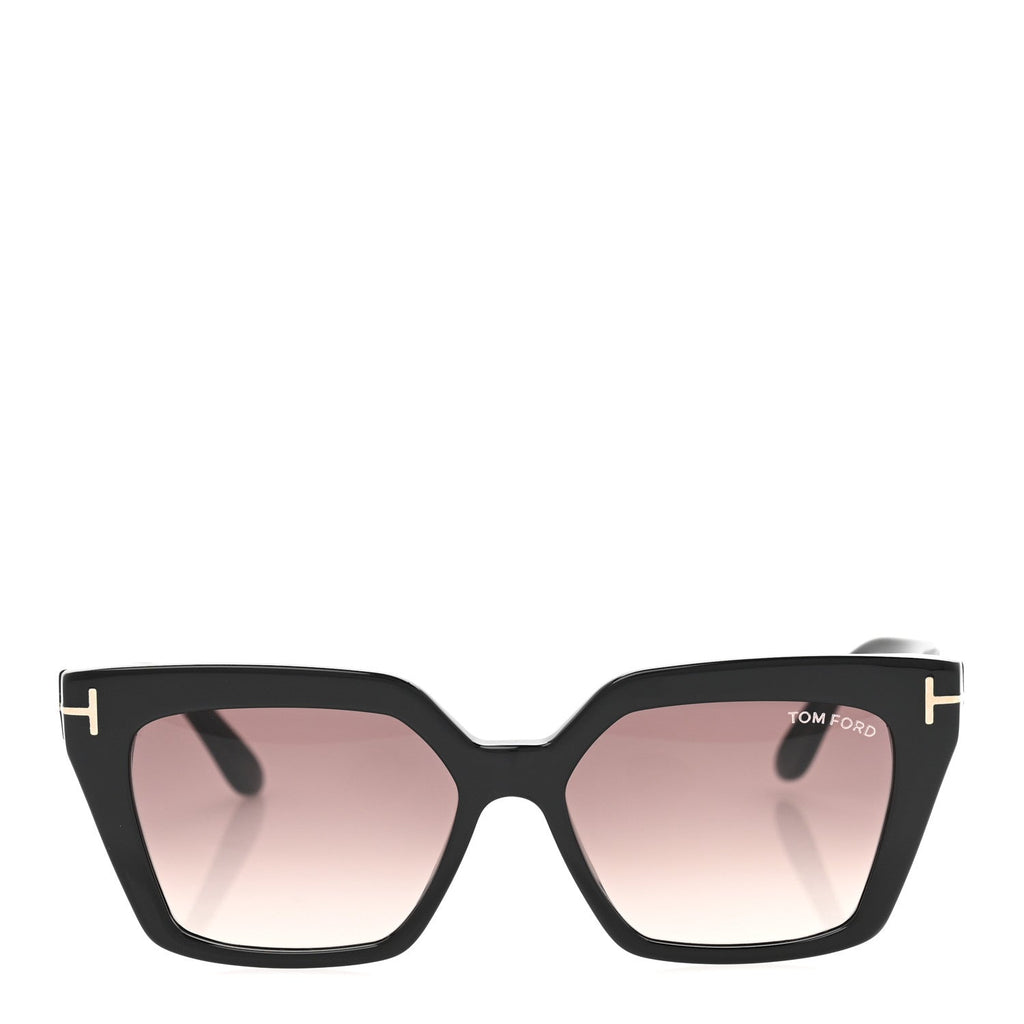 Tom Ford Square Sunglasses — Black TF1030