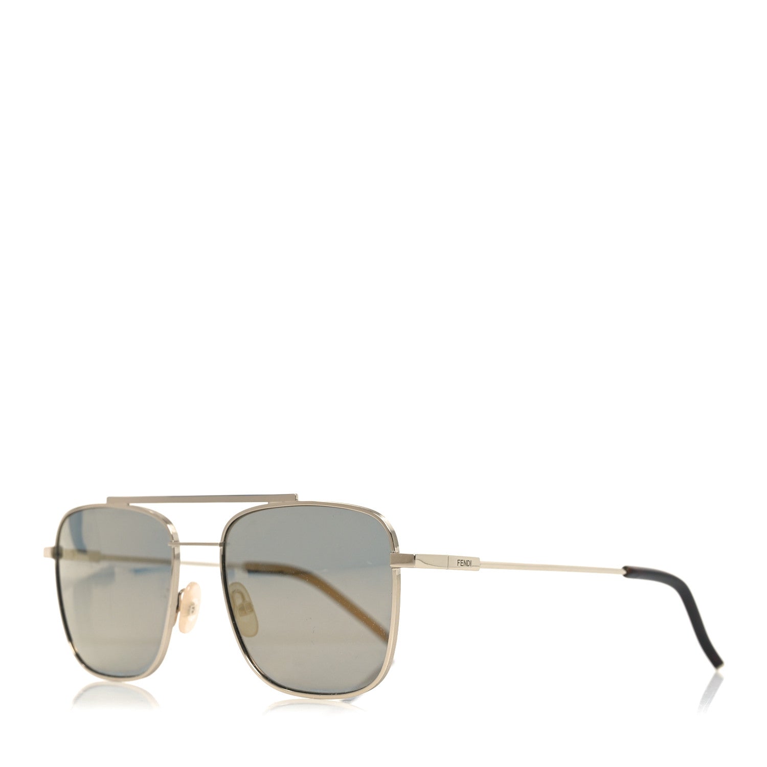 Fendi Square Sunglasses — Gold
