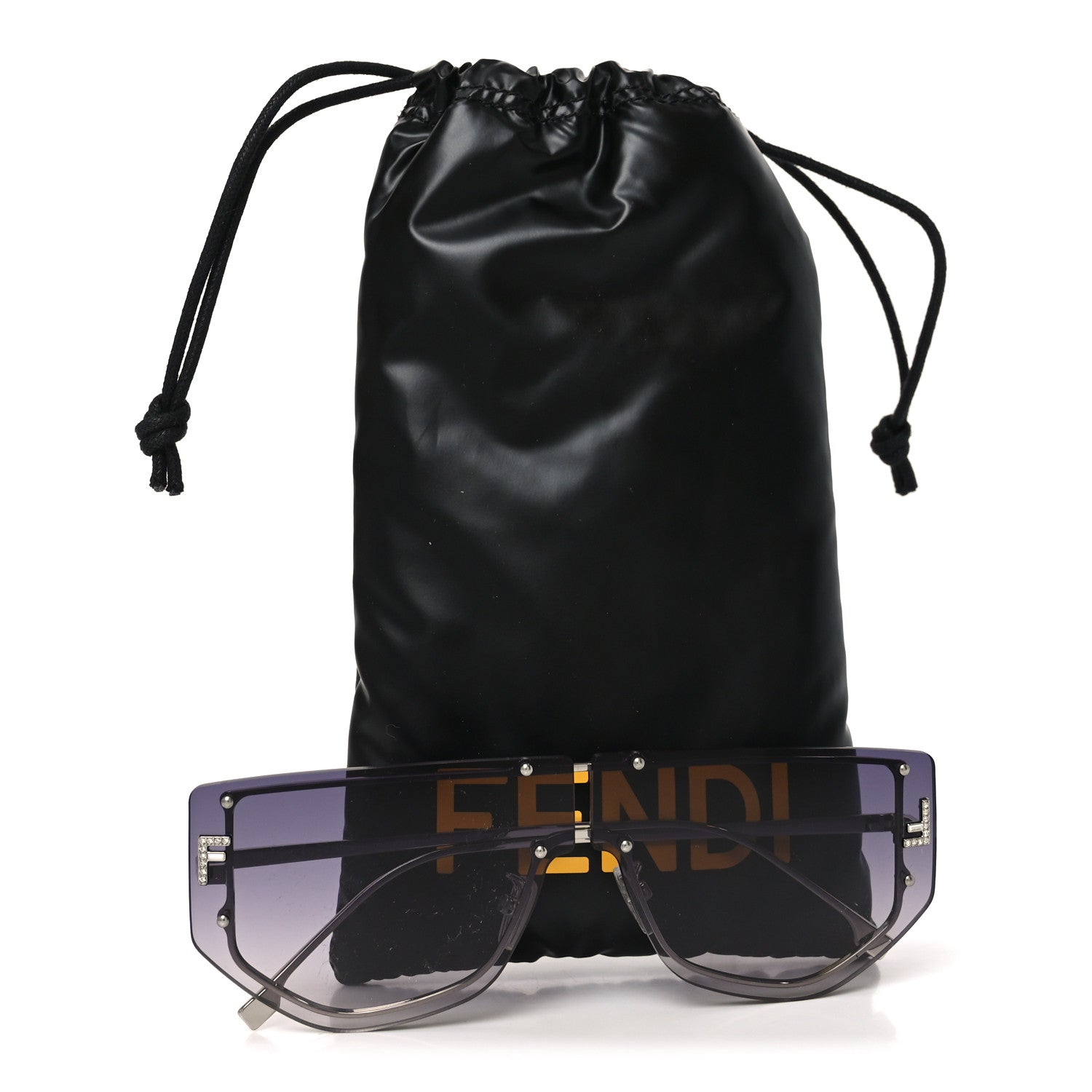 Fendi Square Sunglasses — Black