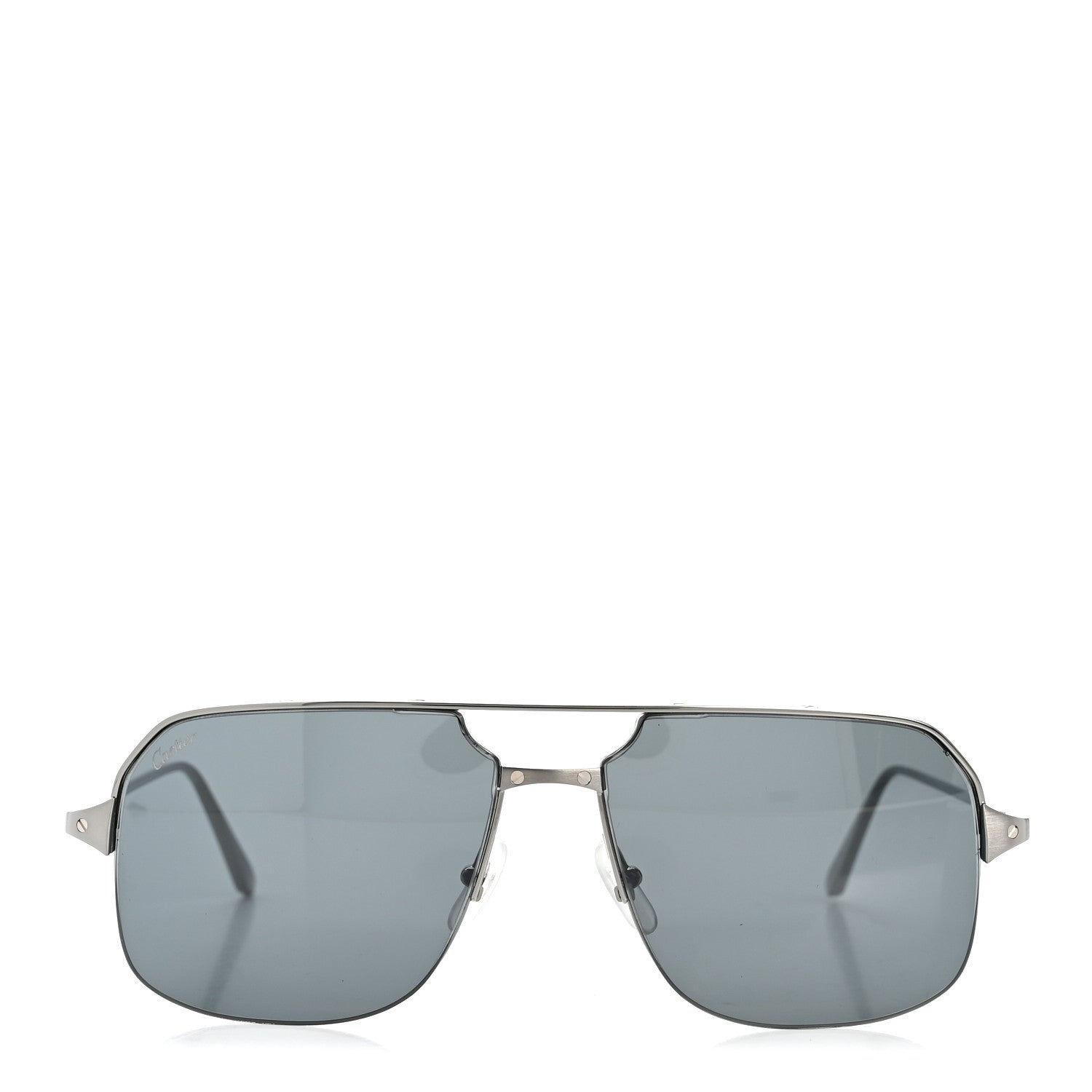 Cartier Aviator Sunglasses — Silver