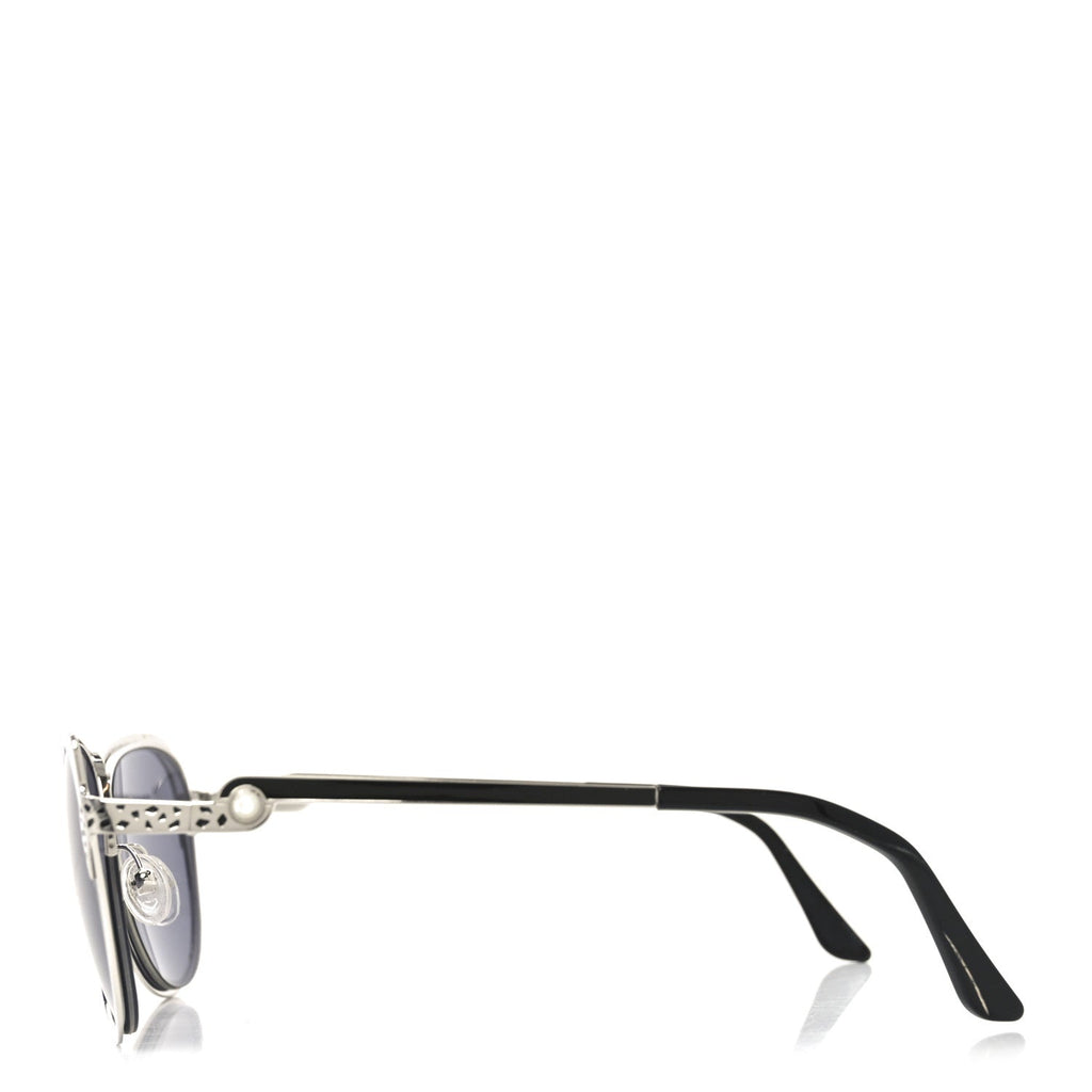 Cartier Cat-Eye Sunglasses — Silver