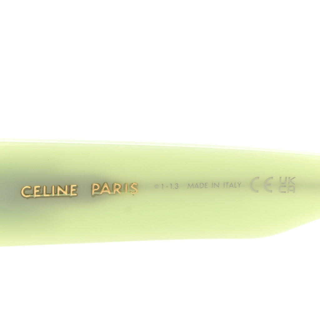 Celine Square Sunglasses — Green