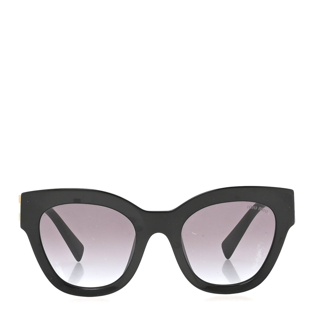 Miu Miu Square Sunglasses — Black SMU01Y