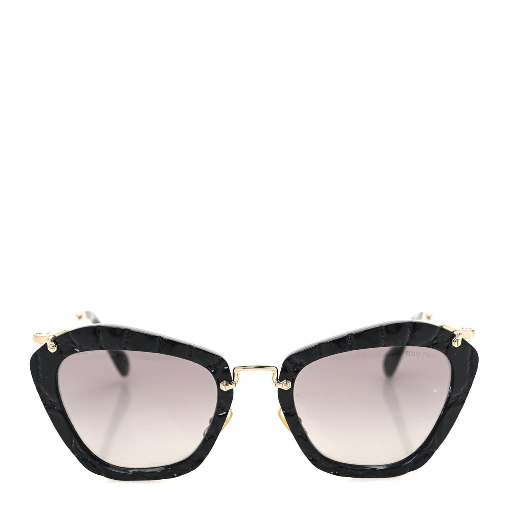 Miu Miu Cat-Eye Sunglasses — Black SMU10N