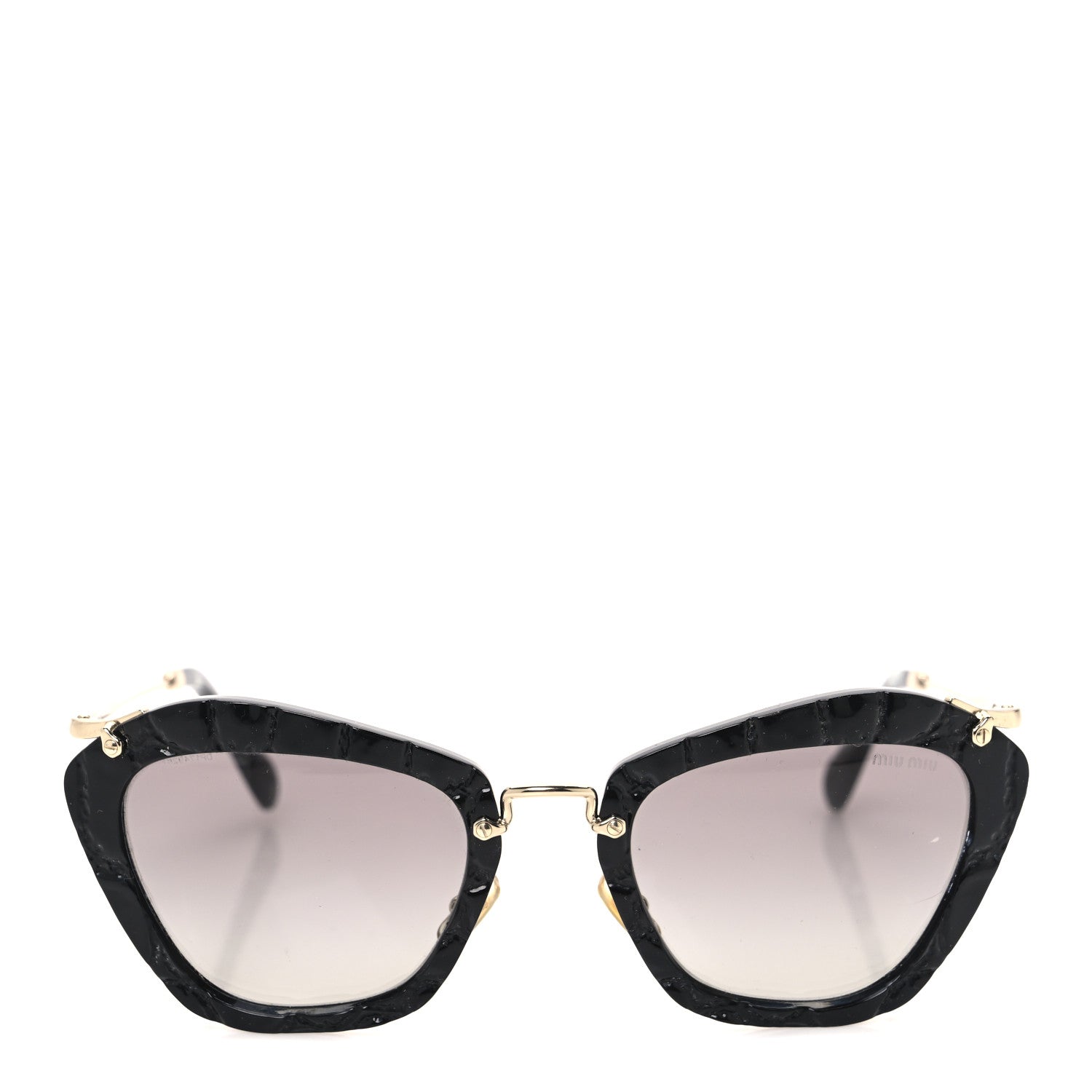 Miu Miu Cat-Eye Sunglasses — Black SMU10N
