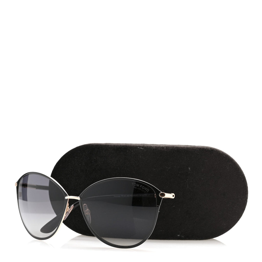Tom Ford Round Sunglasses — Black TF320