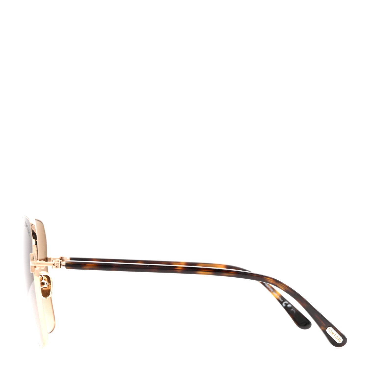 Tom Ford Square Sunglasses — Brown TF839