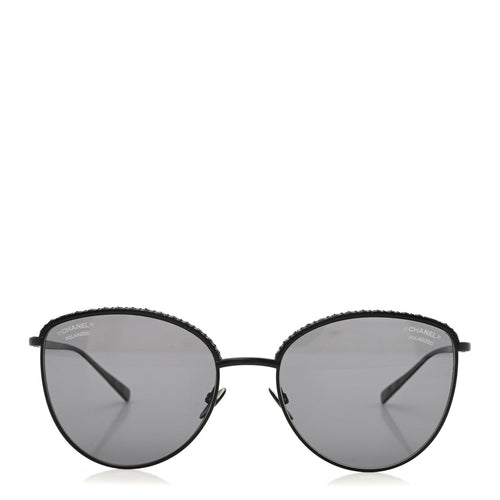Chanel Cat-Eye Sunglasses — Crystal 4258-B