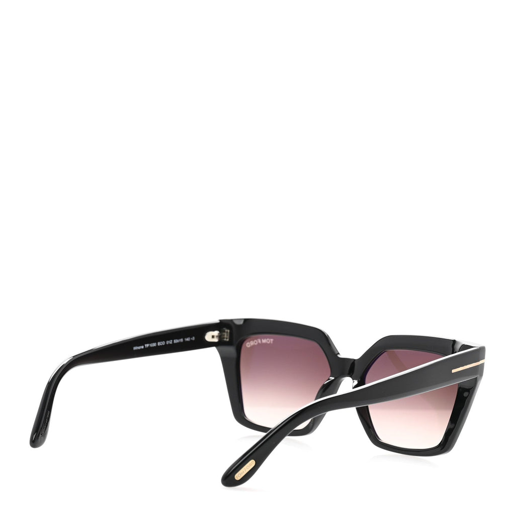 Tom Ford Square Sunglasses — Black TF1030