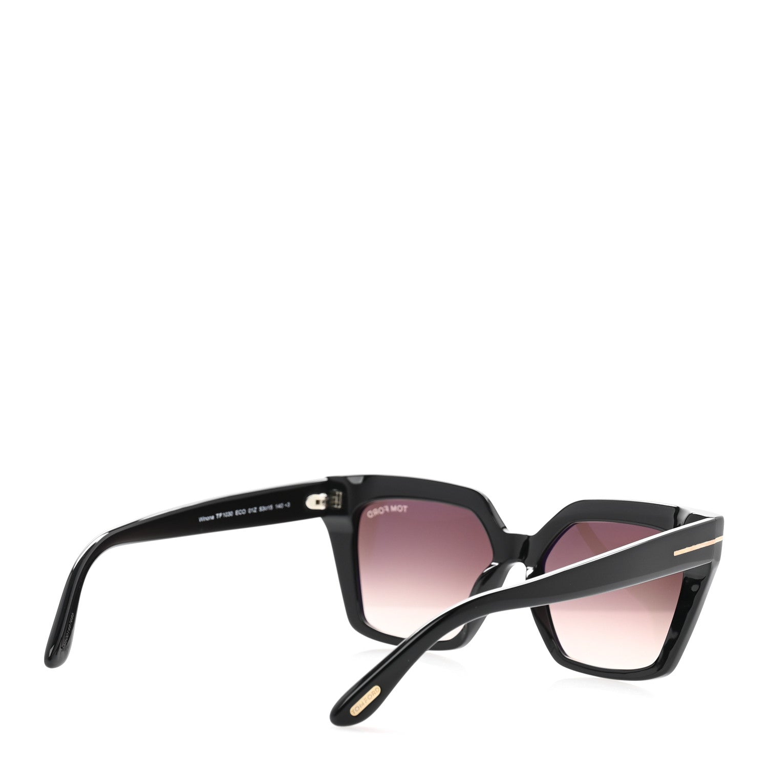 Tom Ford Square Sunglasses — Black TF1030