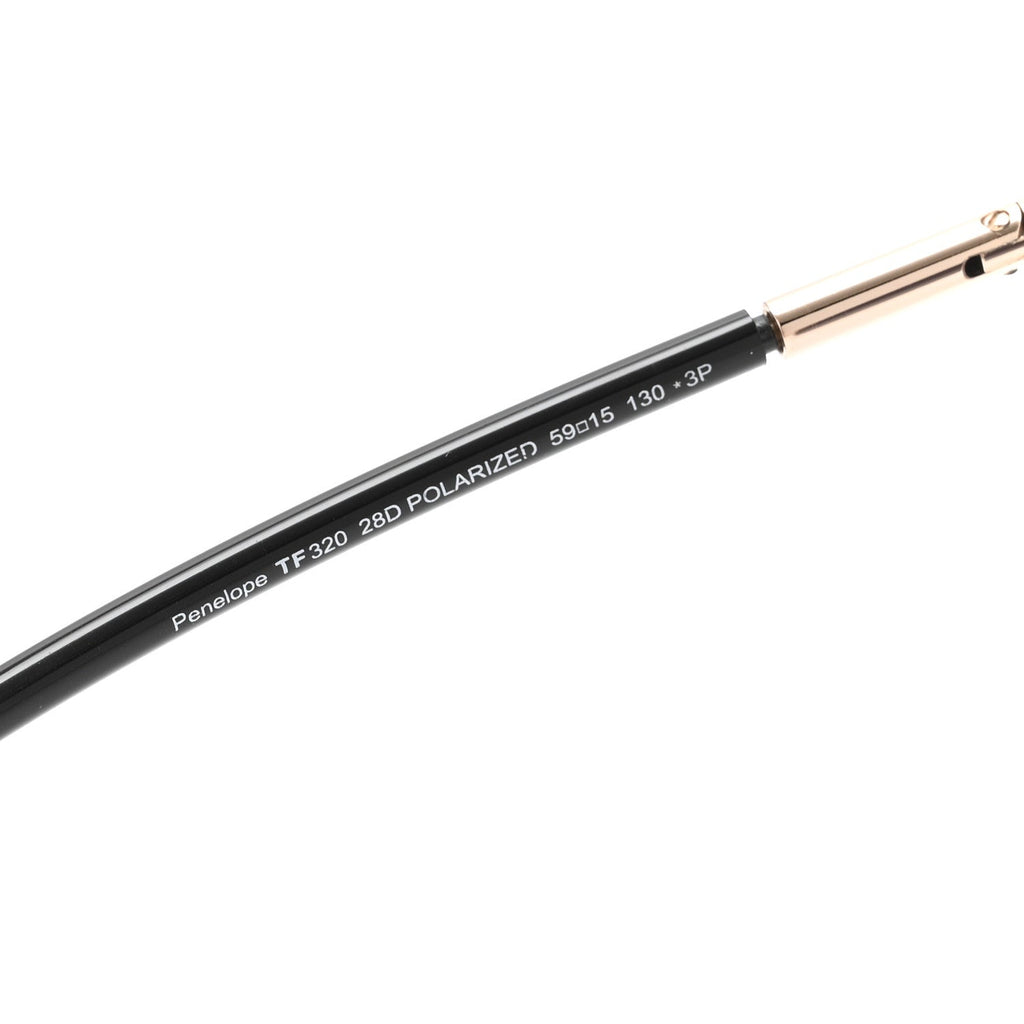 Tom Ford Round Sunglasses — Black TF320
