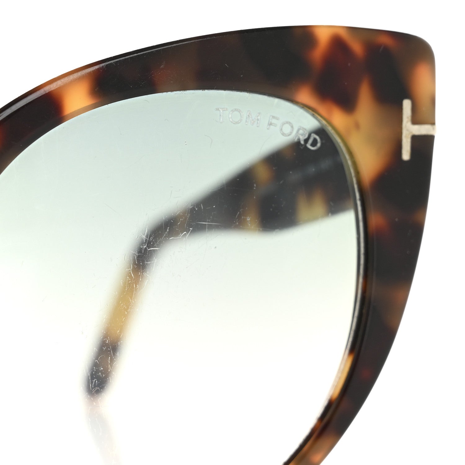Tom Ford Cat-Eye Sunglasses — Tortoise TF553