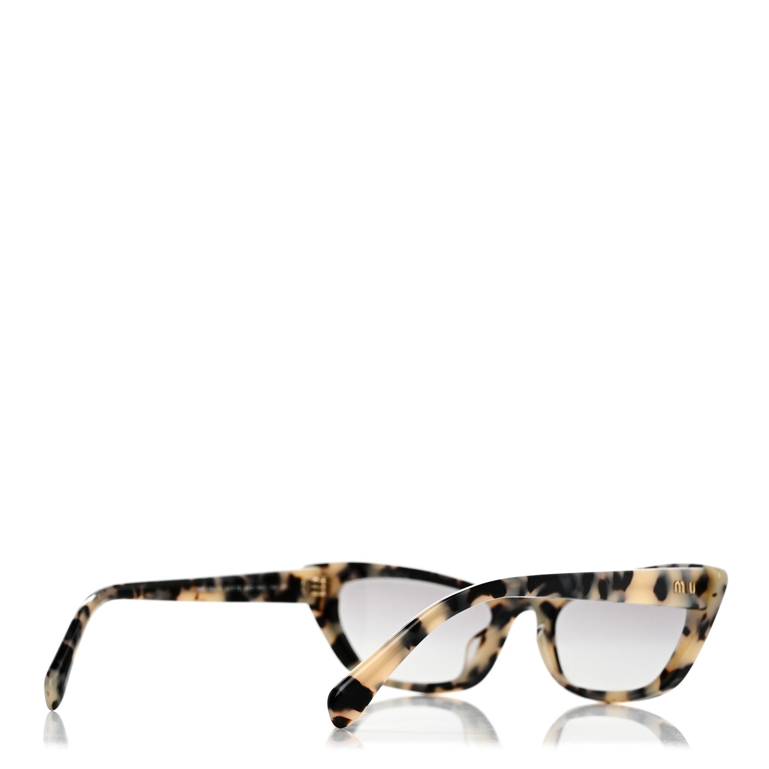 Miu Miu Cat-Eye Sunglasses — Tortoise SMU 10U