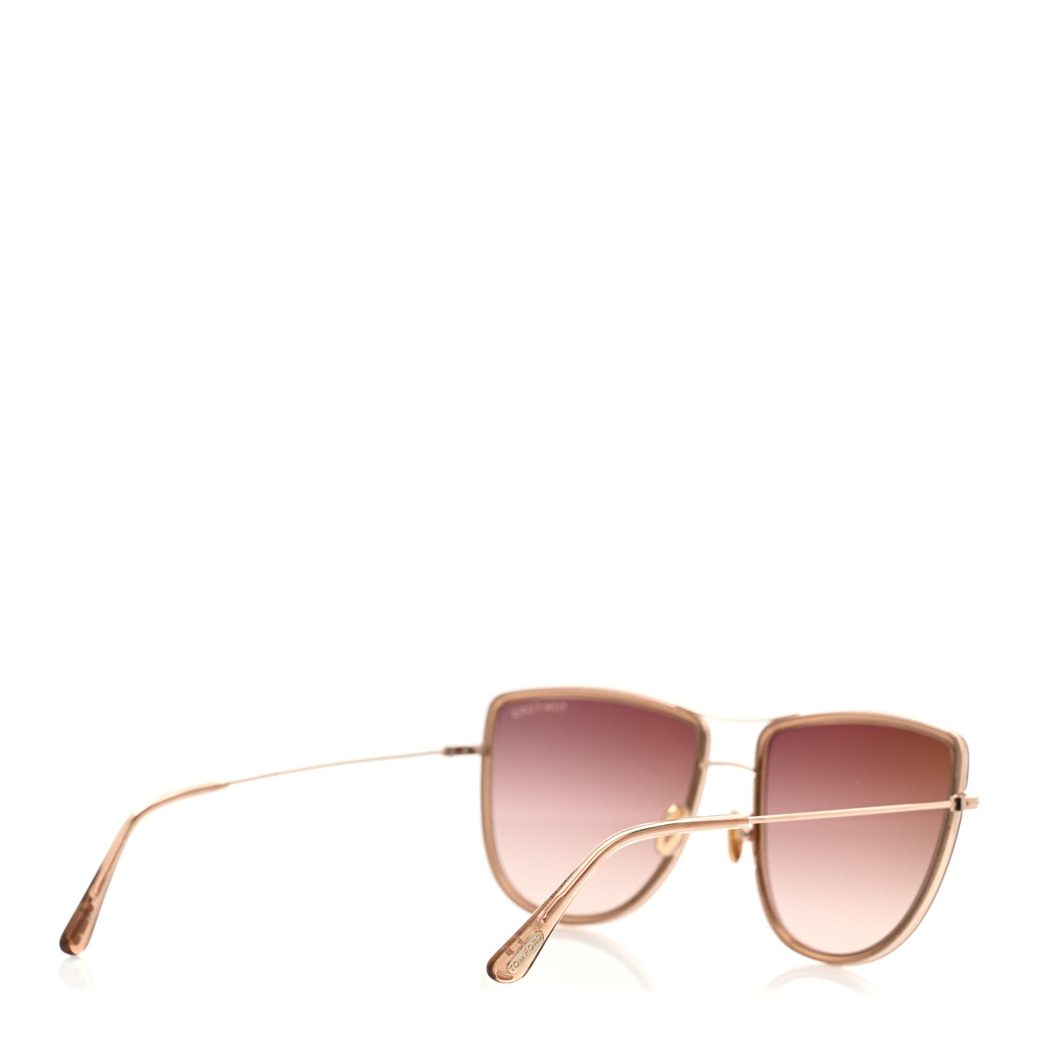 Tom Ford Square Sunglasses — Gold TF759